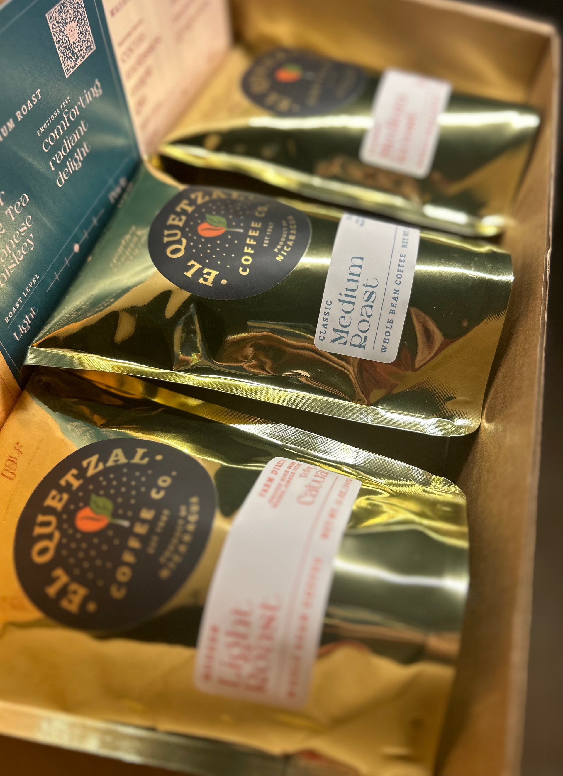 El Quetzal Roasted Coffee Sampler