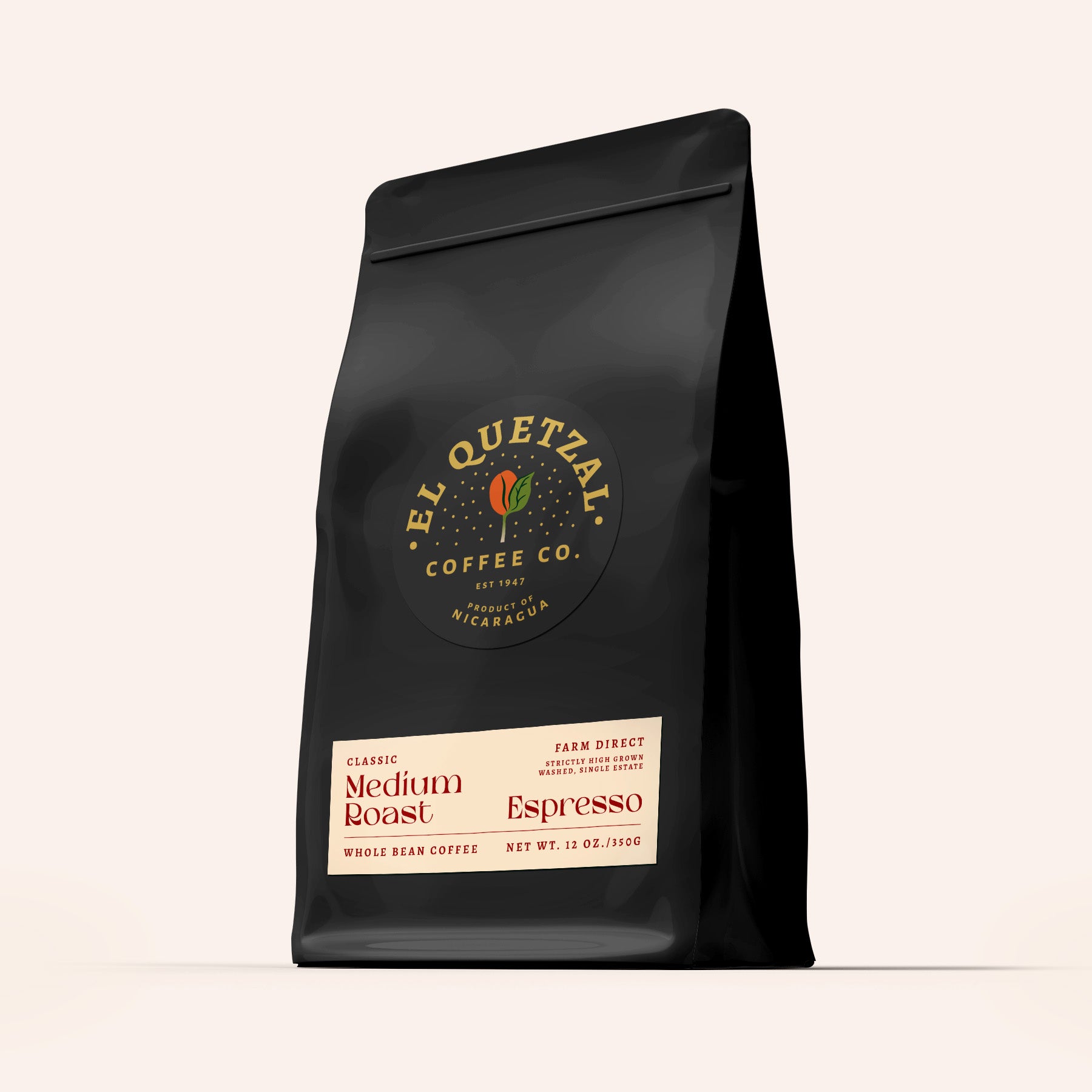 Modern-style, Medium Roast Espresso