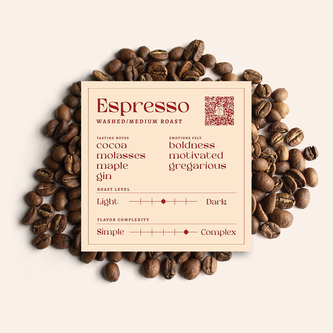 Modern-style, Medium Roast Espresso