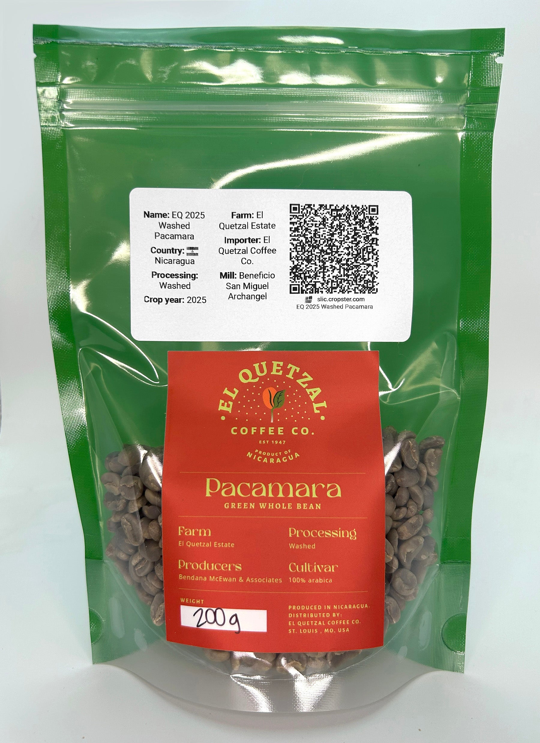 El Quetzal | Java lavado | Nicaragua | Café verde