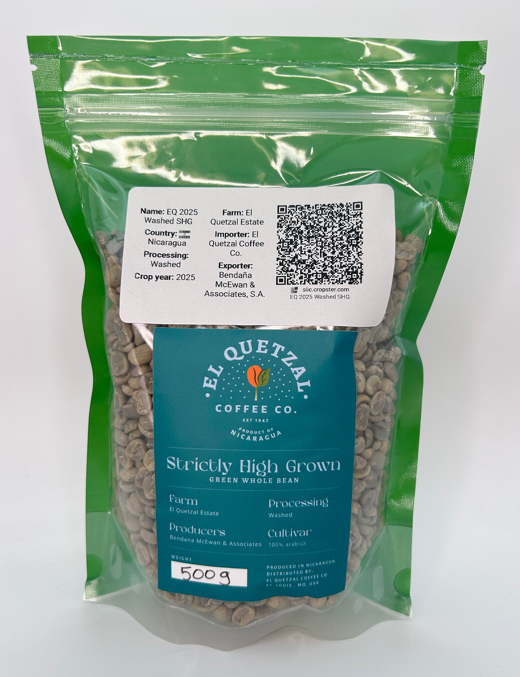 Washed Strictly High Grown Blend (SHG) | Green Coffee | Beneficio San Miguel, Matagalpa, Nicaragua