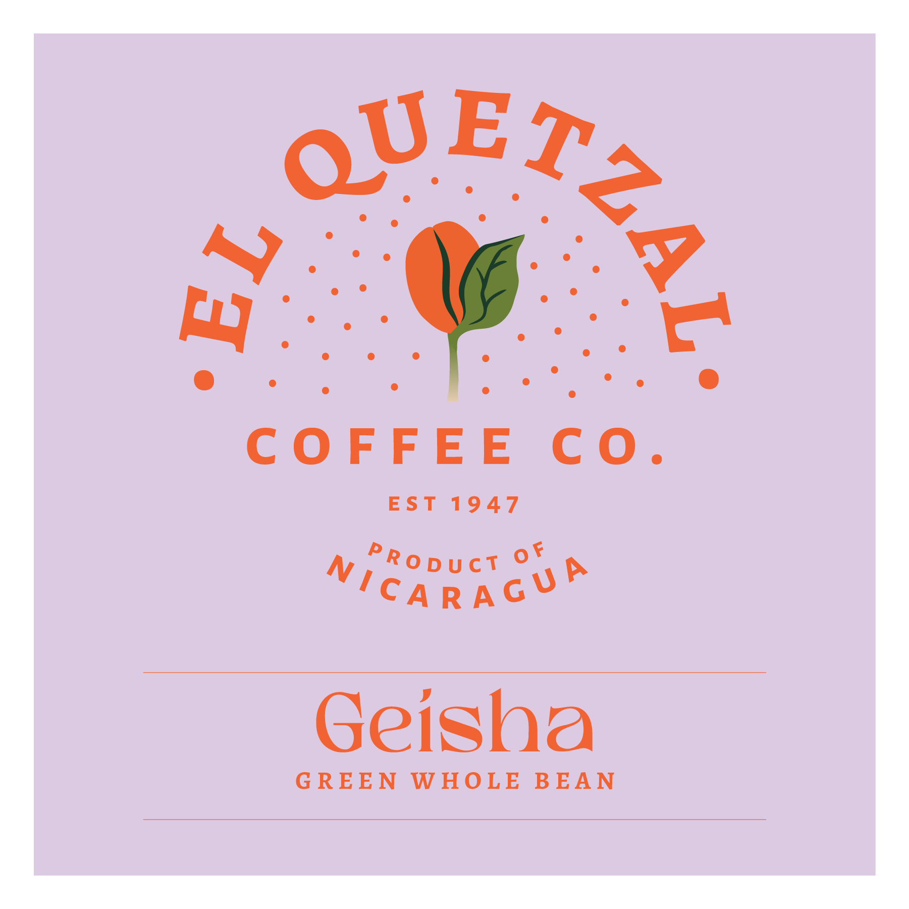 Geisha | Green Whole Bean | Washed  (Brand Update)