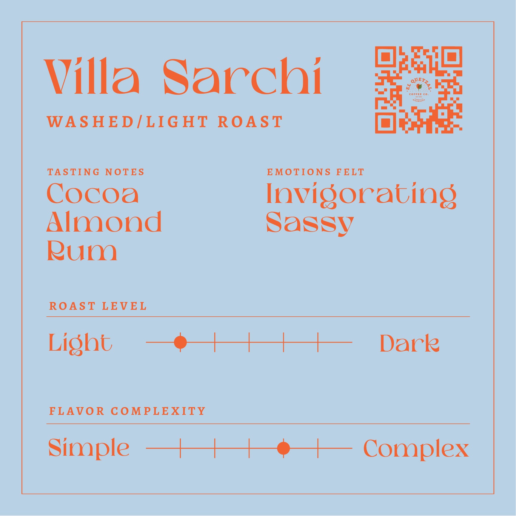 Villa Sarchi | Medium Roasted Coffee | Washed